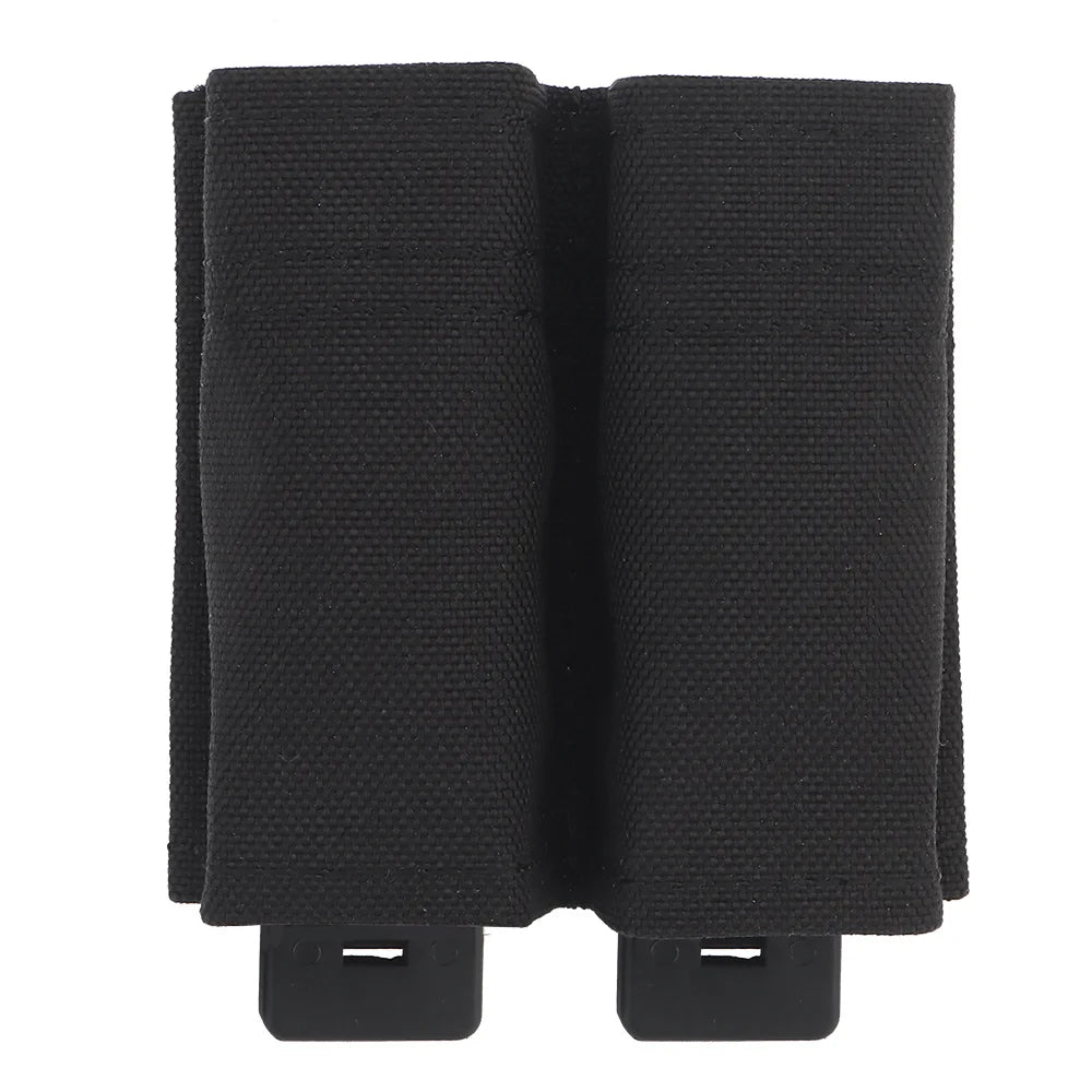 Pistol Magazine Pouch FAST 9mm Single Double MAG Bag Hunting Airsoft Holder With MOLLE Malice Clip KYWI Insert