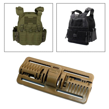 Vest Quick Release Buckle Insert Strip Durable Plastic for Sleeveless Vest Hunting Gear