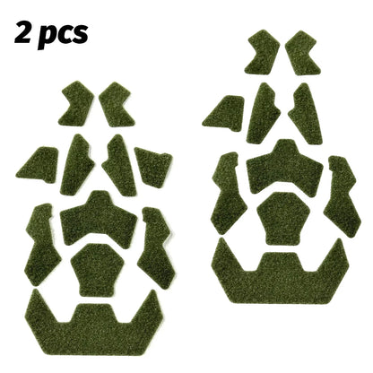 Tactical Helmets Patches 11Pcs Universal Exterior Tape Helmet Hook And Loop Fastener Set for Fast High Cut Helmet Magic Sticker