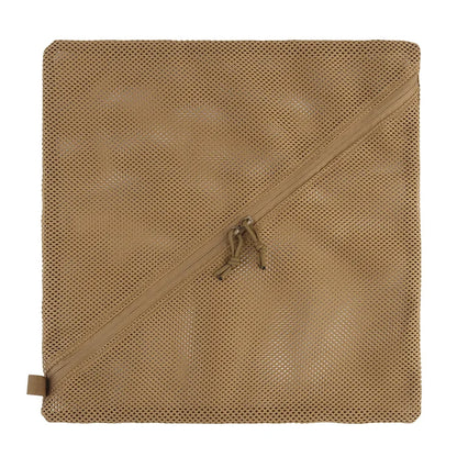 16x16in Reinforced Mesh Utility Pouch Durable Camo Storage for Outdoor Travel Survival Gear Organization