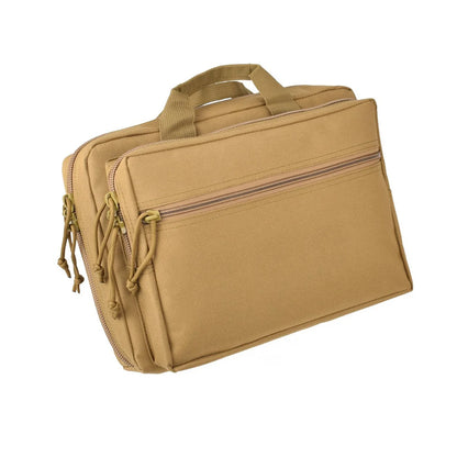 Tactical Portable Gun Bag, Handgun & Magazine Storage Bags, Pistol Safety Carrying Handbag / Suitcase, Hunting Tools Box or Bag