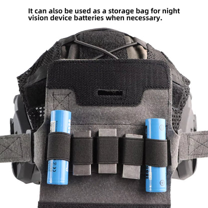 BOOIU Helmet Counterweight Tactical Helmet Balancing Weight Bag Counterbalance W/5 Counter Blocks for OPS Fast PJ MH Accessories