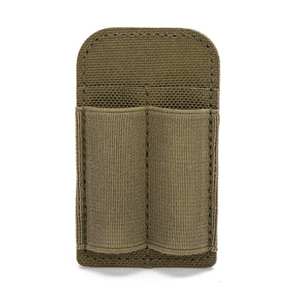 Tactical 2 Rounds Buttstock Ammo Pouch 7.62mm Bullet Magazine Hunting Accessories 2 Hole Ammo Shell Holder Shotgun Bullet Pouch
