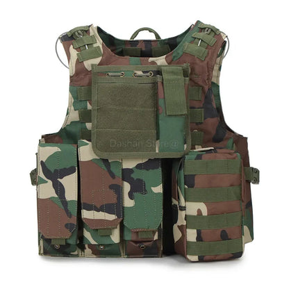 Outdoor Tactical Vest Gear Vest Plate Carrier Airsoft CS Wargame New Style Hunting Equipment Paintball Camouflage Armor