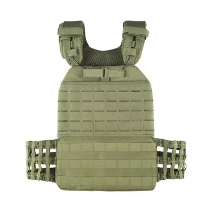Plate Carrier Body Combat Training Chest Rig Assault Vest Equipment Sport Vest Adjustable Exercise Lightweight Load Bearing Vest