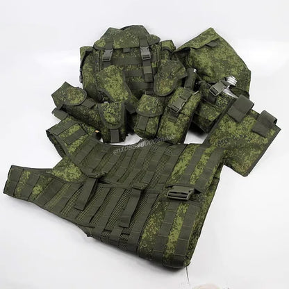 Full Sets 6sh117 Tactical Vest Body Armor EMR Little Green Man Combat Equipment Outdoor Silent Buckle MOLLE Pack Vests Cosplay