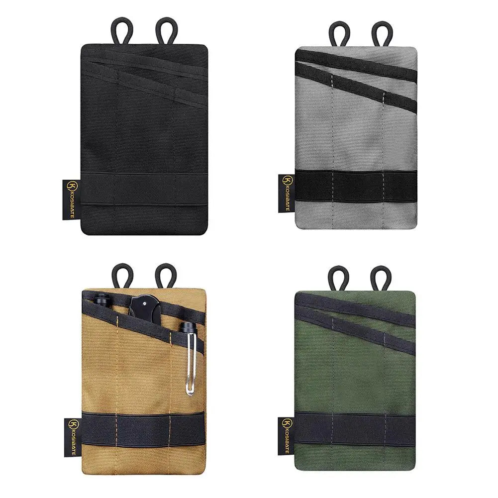 2Pcs Mini Pouch Sundries Bag Multifunctional Storage Bag Purse (Black)