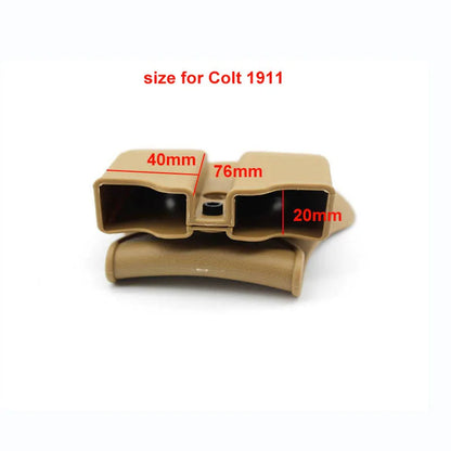 Tactical 9mm Double Magazine Pouches for Glock 17 Beretta M9 M92 Colt 1911 Hunting Universal 9mm .40 Mag Holster Mag Holster