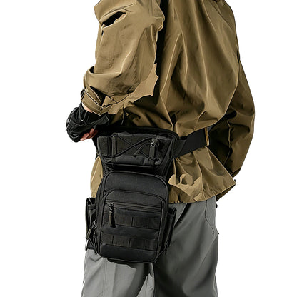 Hunting Leg Bag Molle Adjustable Waist Leg Bag Durable Fabric Cycling Hiking Outdoor Hunting Men's Practical Hip Bag