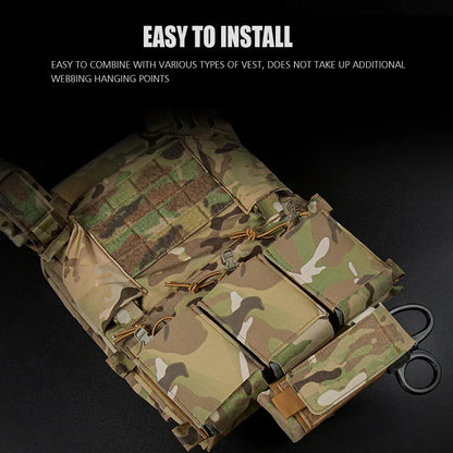 IFAK Tactical Tourniquet Pouch Holder Trauma Shears EMT Storage Bag EDC Flashlight CAT Medical Scissor Molle Belt Pouch