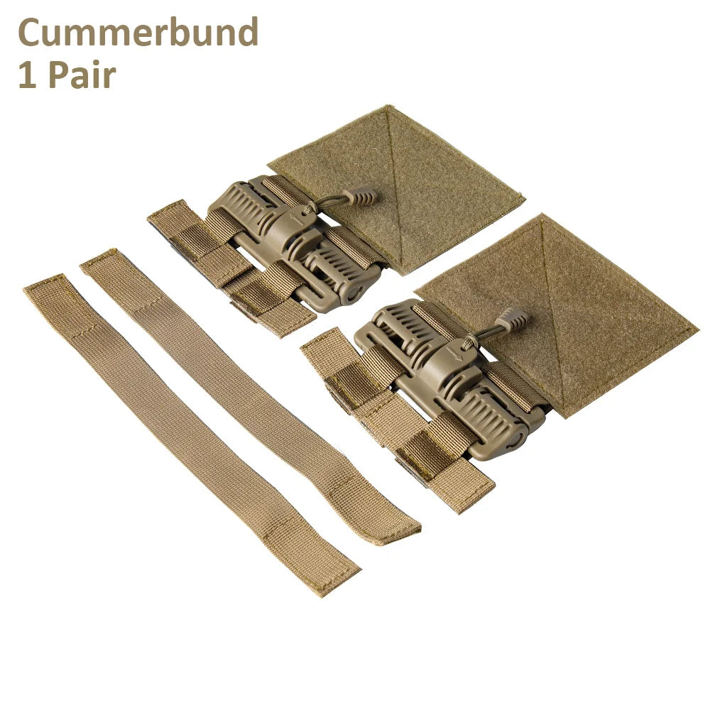 Tactical Airsoft Quick Release Cummerbund MOLLE Removal Buckle ROC Conversion Kit For JPC CPC NCP XPC 6094 420 Hunting Vest