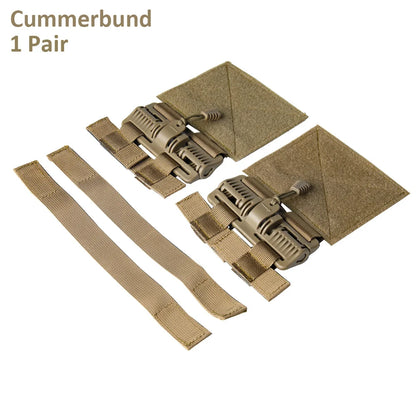 Tactical Airsoft Quick Release Cummerbund MOLLE Removal Buckle ROC Conversion Kit For JPC CPC NCP XPC 6094 420 Hunting Vest