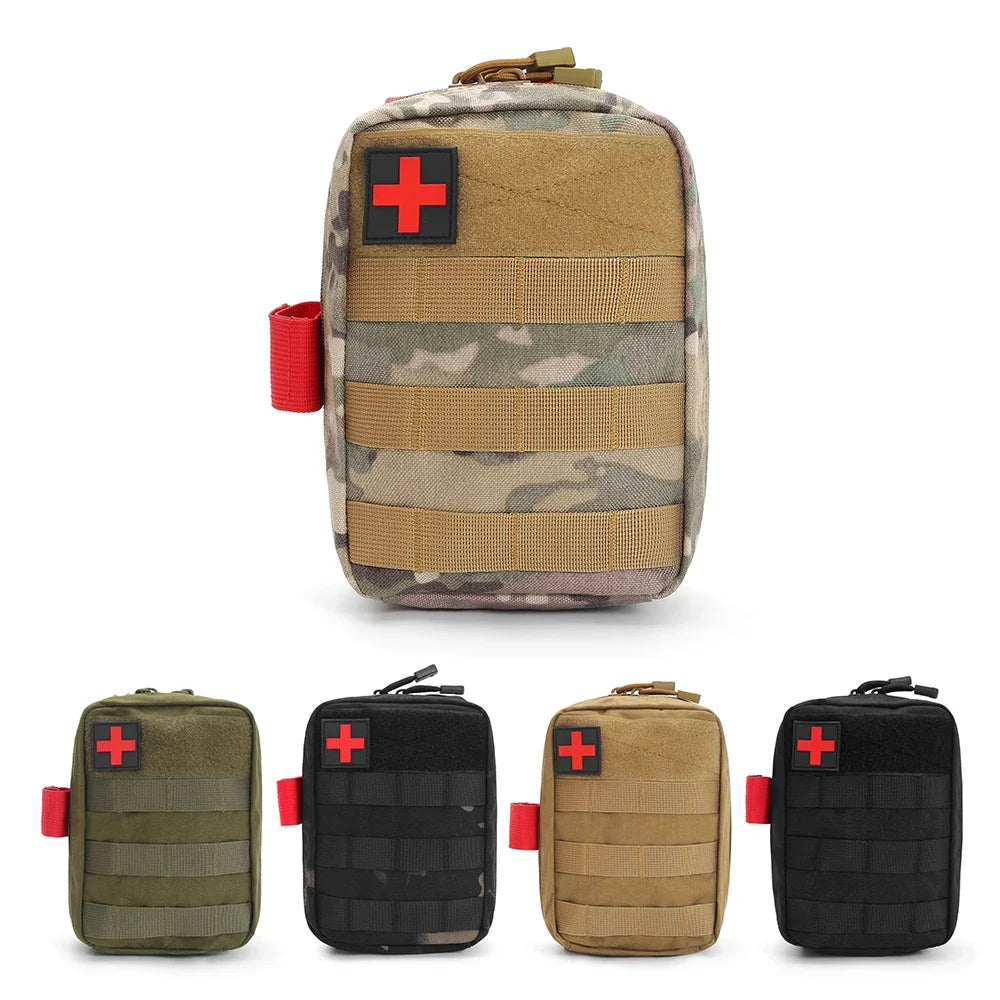Molle EDC Pouch First Aid Kit Bag Medical Waist Pack Utility Tool Bag Emergency First Aid Survival Kit Backpack