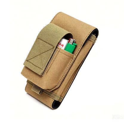 Tactical Cell Phone Belt Cigarette Pouch Holder MOLLE Waist Pack Outdoor Sports Leisure Cigarette Box Hunting Accessories Bag