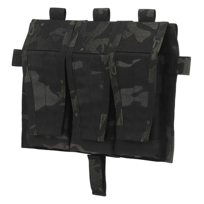 Tactical Triple Magazine Pouch 5.56 M4 Airsot Flip Cover Mag Pouch for AVS SPC JPC 2.0 Vest Wargame Mag Pouch