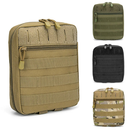 Outdoor Emergency Survival Bag Laser Cut MOLLE Attachment Pouch Multifunctional Tactical Medical Waist Bag for Camping Hiking
