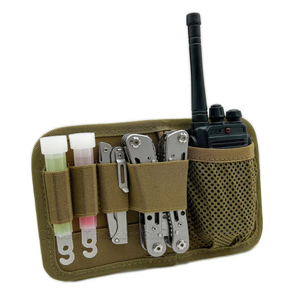 Tactical Modular Hook Loop Panel EDC Organizer Inner Separation Pouch for Hunting Accessories Tools Equipment Organizer Board