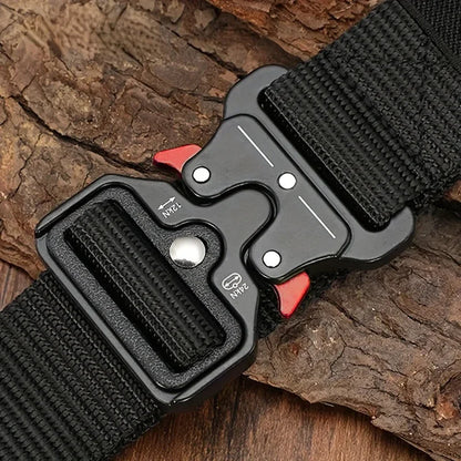 2026New Tactical Waist Belt - Durable Automatic Buckle, Perfect for Outdoor Adventures, Unisex Accessories for Men and Women