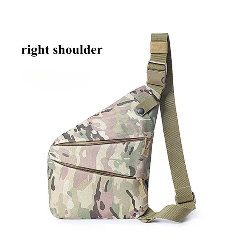 Concealed Carry Tactical Storage Gun Bag Multifunctional  Holster Pocket Men's Anti-theft Hunting Shoulder Chest Bag