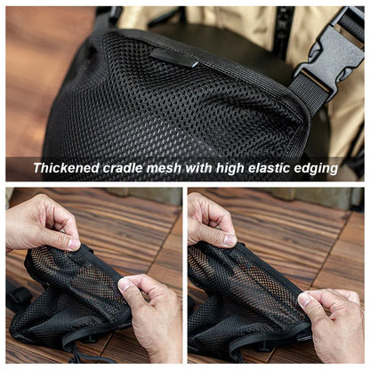 Tactical Helmet Bag Multi-Purpose Molle Storage Carrying Pouch Net Pocket for Hunting Airsoft Helmets Bag Backpack Accessories