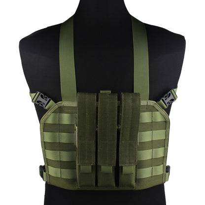 Emersongear For MP7 Chest Rig W/ Magazine Pouch Mag Bag Airsoft Hunting MOLLE Gear Camoing For Plate Carrier Vest Nylon