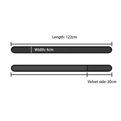 Tactical Adjustable Hunting Belt Airsoft Shooting Waistband Black Nylon Hook-and-Loop Belt