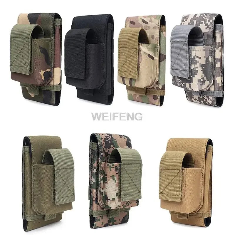 Molle Cell Phone Pouch Wallet Cigarette Pouch Storage Purse Mobile Phone Bag Outdoor Hunting Tool Accessories Pocket