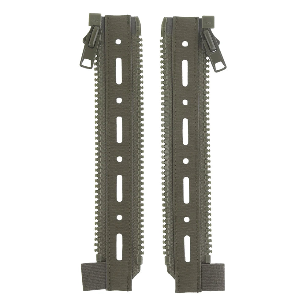 Tactical Ferro Style Back Panel Zipper Extension MOLLE Adapter 10# for Hunting Airsoft Vest Plate Carrier FCPC Backpack Panels