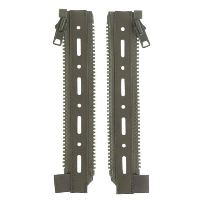 Tactical Ferro Style Back Panel Zipper Extension MOLLE Adapter 10# for Hunting Airsoft Vest Plate Carrier FCPC Backpack Panels
