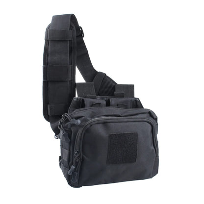 Tactical Range Bags, Crossbody Pouch with AR/M4 Quick Release Magazine Holster and Pistols Mag Holders, Shooting & Hunting Gear