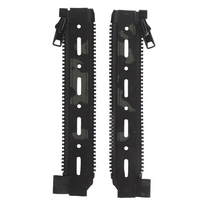 Tactical Ferro Style Back Panel Zipper Extension MOLLE Adapter 10# for Hunting Airsoft Vest Plate Carrier FCPC Backpack Panels