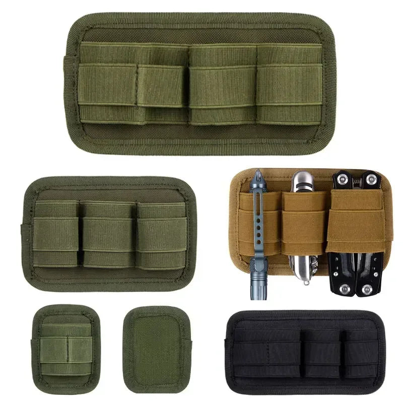 Tactical Hook Loop Panel Pouch EDC Tool Inner Separation Holder Hunting Vest Backpack Bags Insert Organizer Paste Board