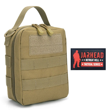 Multifunctional MOLLE Tactical IFAK Medical Pouch Portable Outdoor Emergency First Aid Kit Survival Tool Storage Bag With Patche