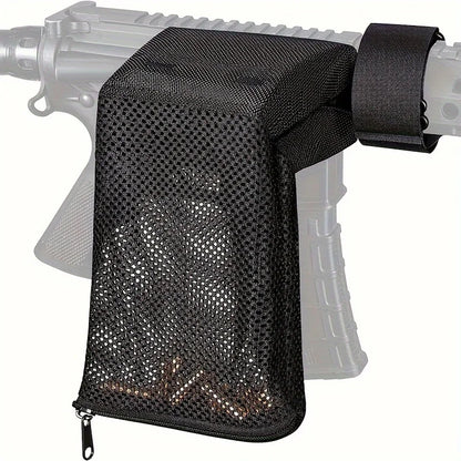 Nylon Mesh Bullet Shell Catcher Bag Tactical Military Ammo Brass Trap Spent Casing Collection Storage Pouch For Hunting Shooting