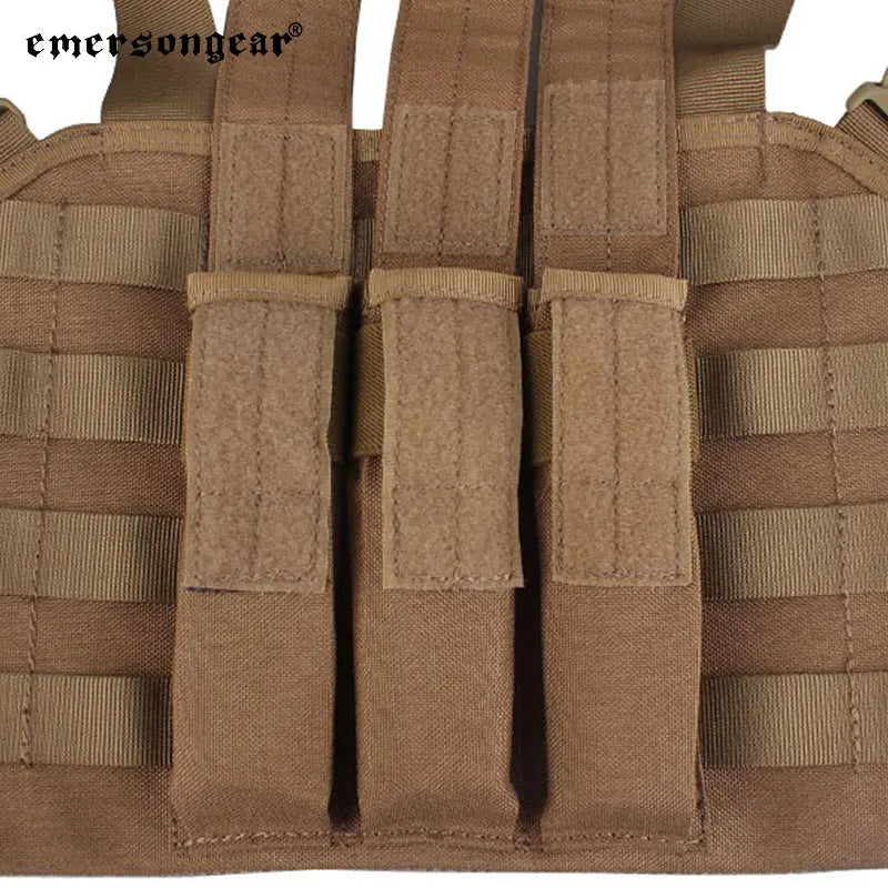 Emersongear For MP7 Chest Rig W/ Magazine Pouch Mag Bag Airsoft Hunting MOLLE Gear Camoing For Plate Carrier Vest Nylon