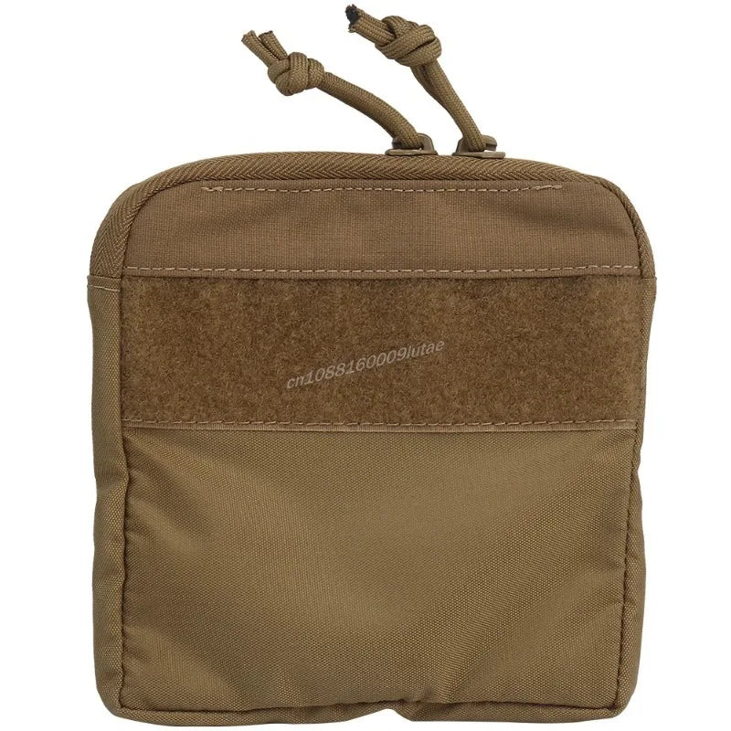 Tactical Slim Small Half Pocket Kangaroo Insert Pouch Zipper Bag FERRO STYLE Outdoor Storage DOPE Front Flap Hunting Accessories
