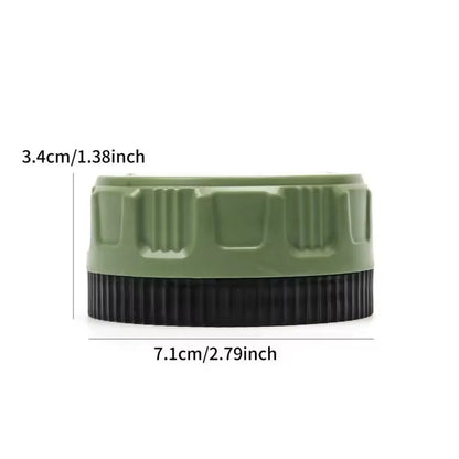 New 22LR Tactical Ammo Box, Pocket-sized, Holds 50 Rounds, with Secure Screw Cap, Durable, Suitable for Small Caliber Ammuniti