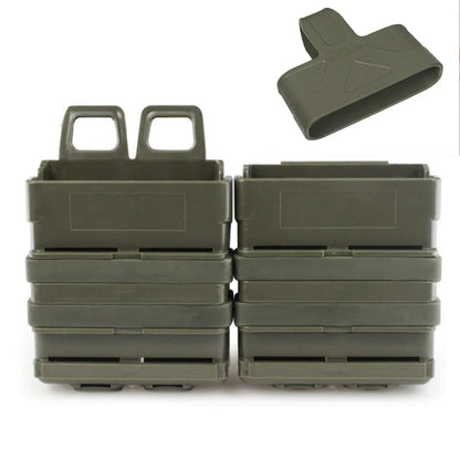 7.62MM Fast Mag Pouch with 7.62 Fast Magazine Rubber Quick Release Buckle Mag Pouch Sleeve Rubber Slip Cover For Hunting