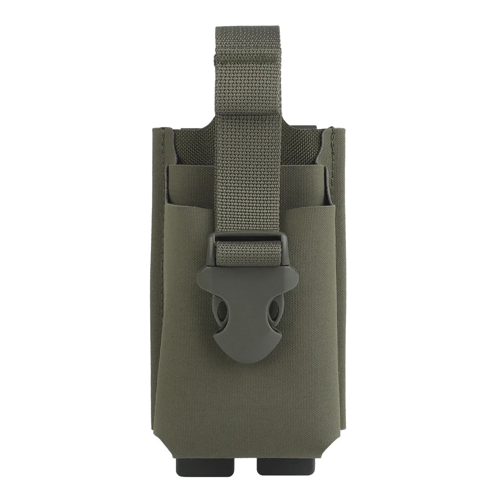 OPHIDIANTAC 5.56 Webbing Single Magazine Pouch with MOLLE Clips Widely Applicable Mag Holder for Hunting Accessories