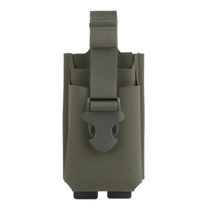 OPHIDIANTAC 5.56 Webbing Single Magazine Pouch with MOLLE Clips Widely Applicable Mag Holder for Hunting Accessories