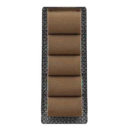 Tactical Elastic 5 Gauge Shell Holder MOLLE Shotshell Hanging Panel Magazine Pouch Paintball Airsoft Hunting Gear