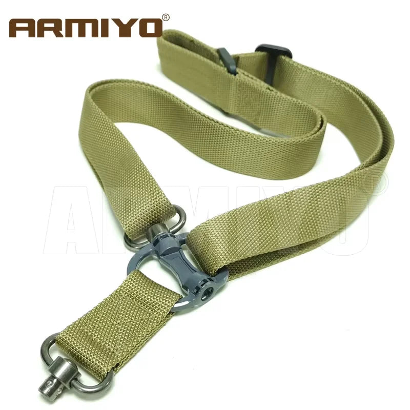 Armiyo Tactical Mission S2 S3 S4 Hunting Sling 2 Point Adjustable Shoulder Strap Belt Mount Carry Kettle Camera Scope Bag Box