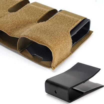 5.56/9mm Fast Draw Magazine Pouch Insert Tactical Mag Holder Support Plate for MOLLE Vest Hunting Shooting Use
