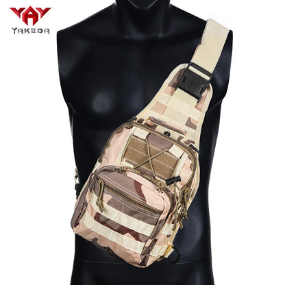 Training shoulder bag crossbody bag 900D carrying strap bag chest bag multiple pocket compartment MOLLE webbing