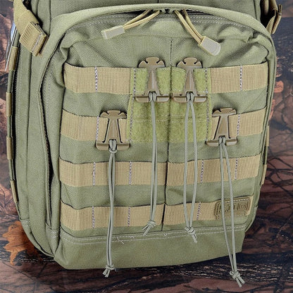 5Pcs Backpack Buckle Clamp Carabiner Survival Gear Tools Carabiner Clips Outdoor Nylon Camping Bag Hanger Hook Wild Hike