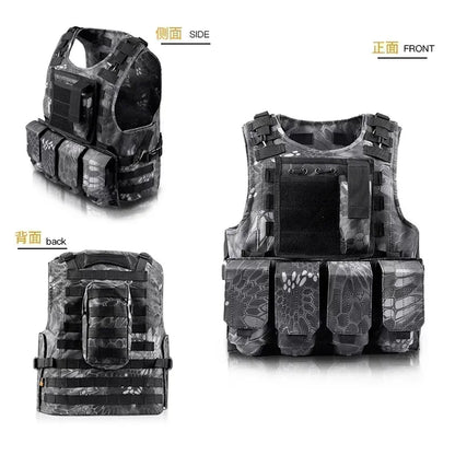 Tactical Vest Kid Combat Training Assault Plate Carrier Outdoor Hunting Airsoft CS Hunting Sport Protection Vests Hunting Vests