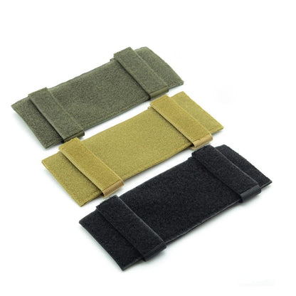 Molle Vest accesories Tactical Patches Adapter Backpack MOLLE Hook&Loop Panel Converter Ribbon Strip For Attching ID Patches
