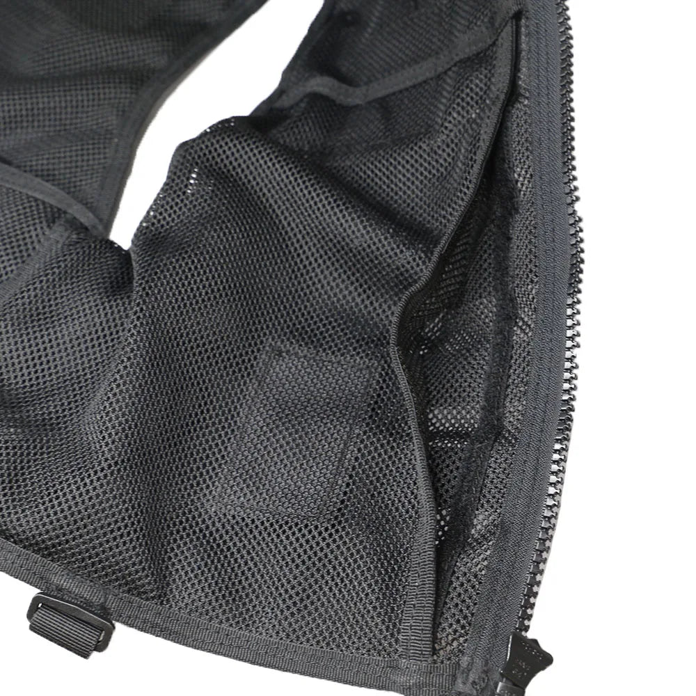 SOETAC Molle Tactical Vest Outdoor Combat Mesh Vests CS Game Duty Training Fishing Jacket Hunting Vest Zipper
