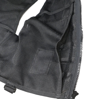 SOETAC Molle Tactical Vest Outdoor Combat Mesh Vests CS Game Duty Training Fishing Jacket Hunting Vest Zipper