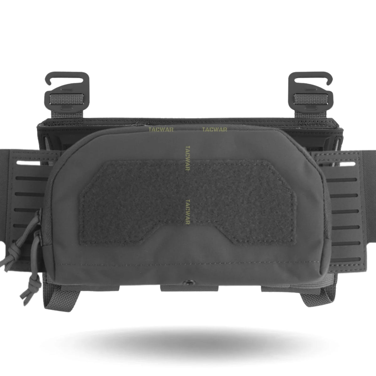 Multi-caliber Triple Mag Pouch with Admin Pouch for 5.56/9mm/PCC Mag, Front Placard for K19/KZ/LV119/FCV5 Plate Carrier